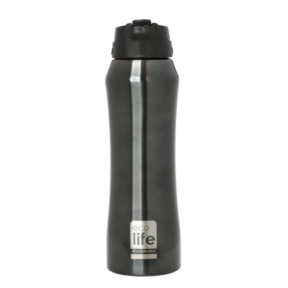 Φωτογραφία προϊόντος: Ecolife Μαύρο Θερμός 550ml με εσωτερικό καλαμάκι