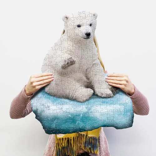 Φωτογραφία προϊόντος: I AM PUZZLES BY MADD CAP JUNIOR - I AM LIL POLAR BEAR IAM4010