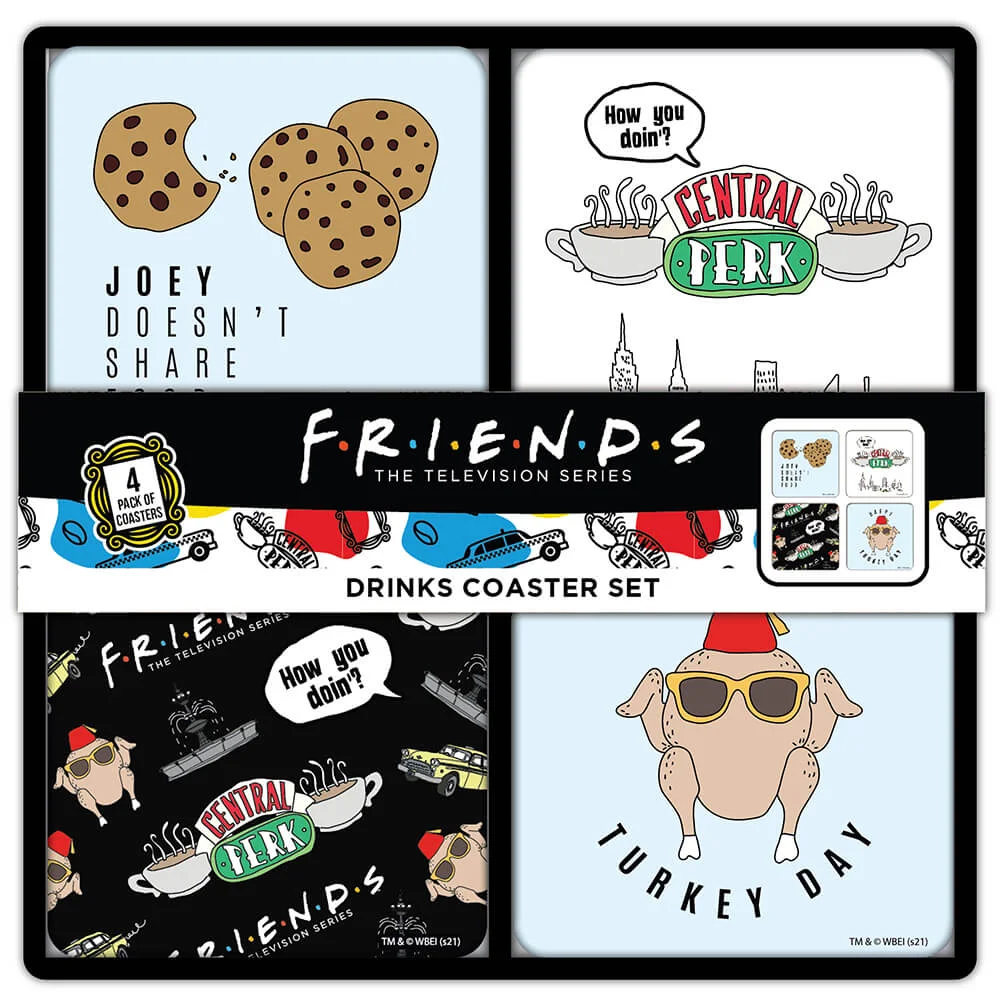 Φωτογραφία προϊόντος: Friends Drinks Coaster Set – Σετ Σουβέρ Blue Sky