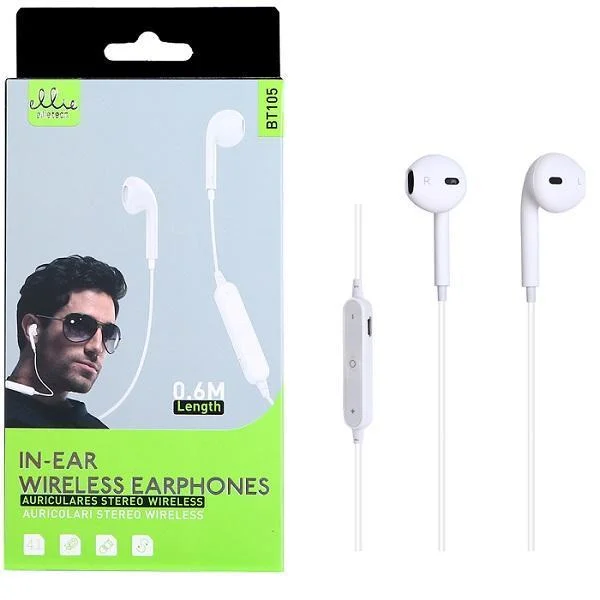 Φωτογραφία προϊόντος: OEM Bluetooth Ακουστικά Ασύρματα Ακουστικά In-Ear Ellietech BT105 Λευκό