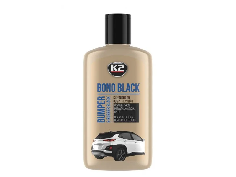 Φωτογραφία προϊόντος: K2 BONO BLACK 250ML – Προστατευτικό γυαλιστικo μαύρων πλαστικών