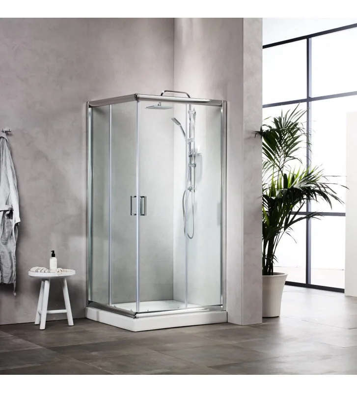 Φωτογραφία προϊόντος: New Tema 72x72x180 Clear Nano Τετράγωνη Καμπίνα Ντους Διάφανη