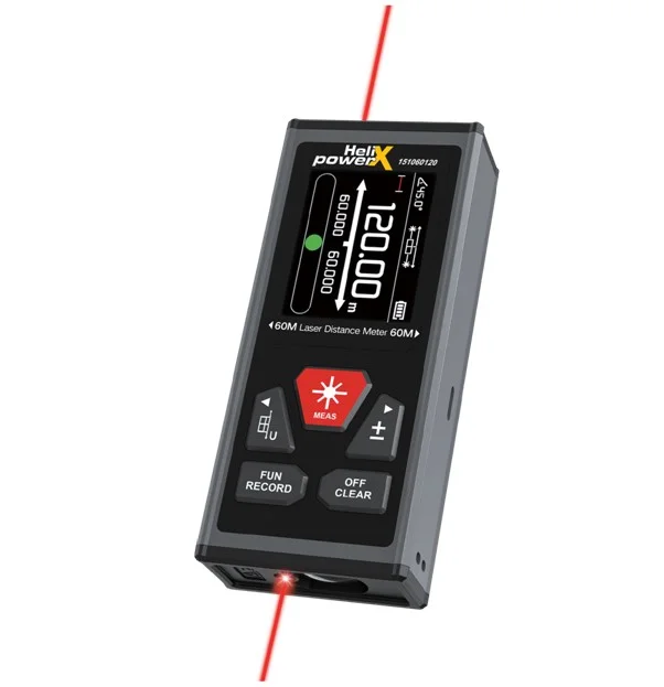 Φωτογραφία προϊόντος: ΑΠΟΣΤΑΣΙΟΜΕΤΡΟ LASER DUALSABER RED 60/120Μ HELIX POWER