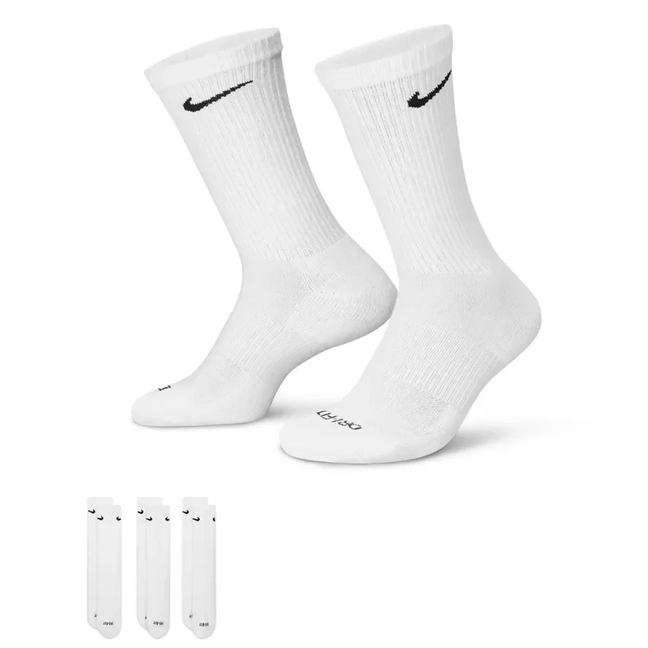 Φωτογραφία προϊόντος: Nike Everyday Plus Cushioned 3-Pack Unisex SX6888-100 Αθλητικές Κάλτσες