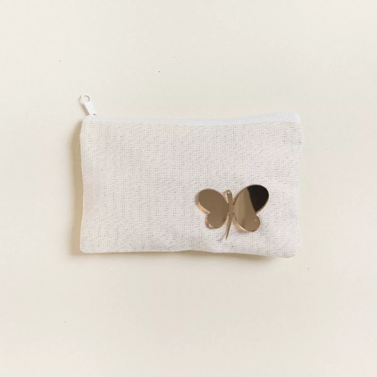 Φωτογραφία προϊόντος: Beauty Home ΠΟΡΤΟΦΟΛΑΚΙ 9 x 16 cm ΕΚΡΟΥ ΧΡΥΣΟ LUREX