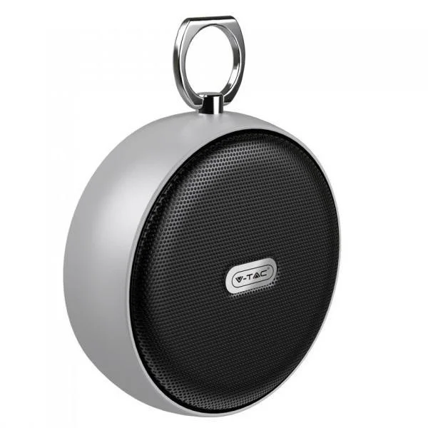Φωτογραφία προϊόντος: OEM Φορητό ηχείο Bluetooth με micro USB και καλώδιο υψηλής ποιότητας 4W 3.7V V-TAC SPKR SKU7717 BT Speaker Micro USB High End Cable 800mah Battery Ασημί