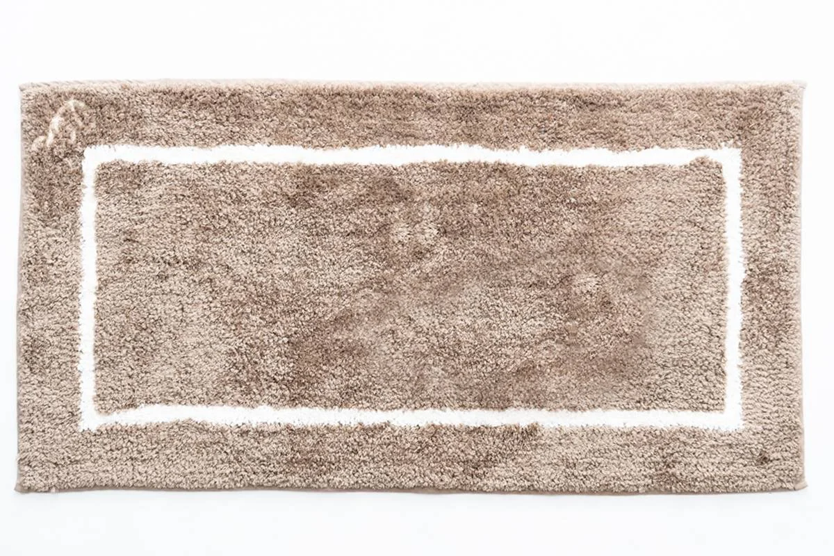 Φωτογραφία προϊόντος: Sdim Βαμβακερό/Microfiber Αντιολισθητικό Πατάκι Μπάνιου Space 005 Moka 45x85εκ.
