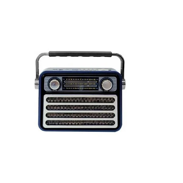 Φωτογραφία προϊόντος: OEM CMIK MK-121 Retro Φορητό Ραδιόφωνο Επαναφορτιζόμενο με Bluetooth και USB Μπλε