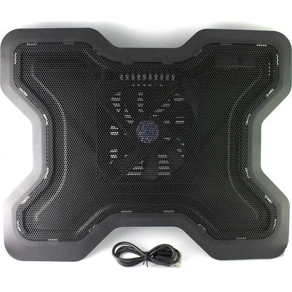 Φωτογραφία προϊόντος: OEM Generic Cooling Pad για Laptop έως 17.3" με 1 Ανεμιστήρα και Φωτισμό (15012)