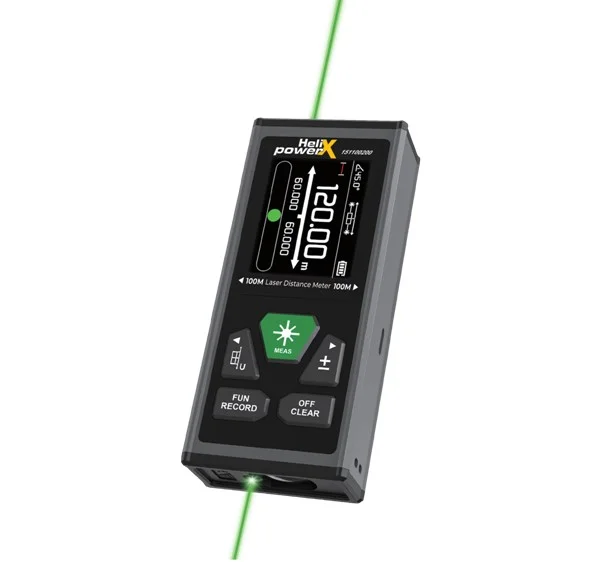 Φωτογραφία προϊόντος: ΑΠΟΣΤΑΣΙΟΜΕΤΡΟ LASER DUALSABER GREEN 100/200Μ HELIX POWER