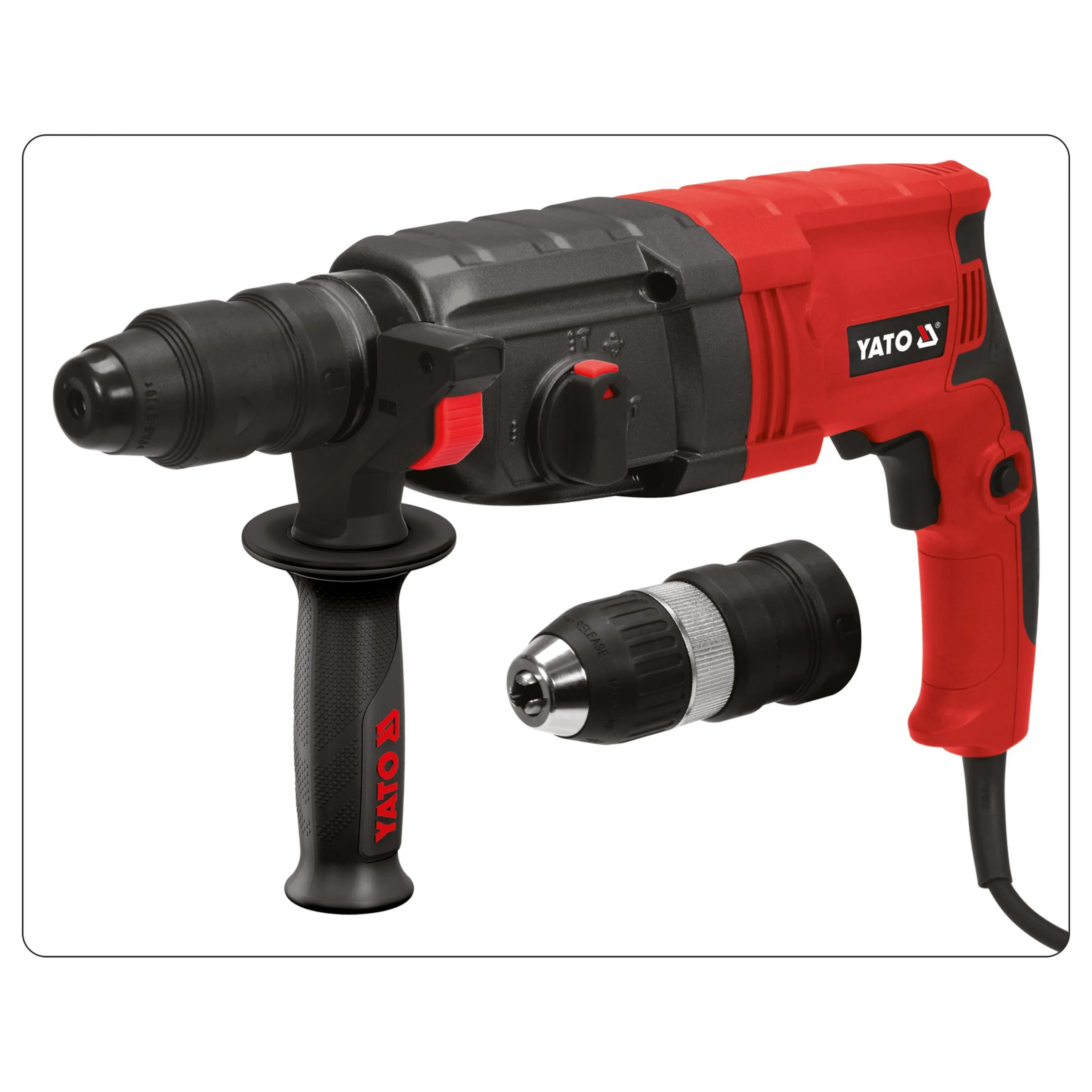 Φωτογραφία προϊόντος: ΠΙΣΤΟΛΕΤΟ SDS PLUS 850W/+ ΤΣΟΚ 3,3J YT-82122