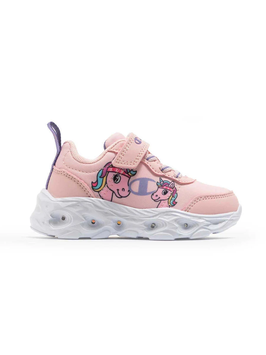 Φωτογραφία προϊόντος: Champion Funfair Print U Td Low Cut Shoe με Φωτάκια PINK S33278-PS012