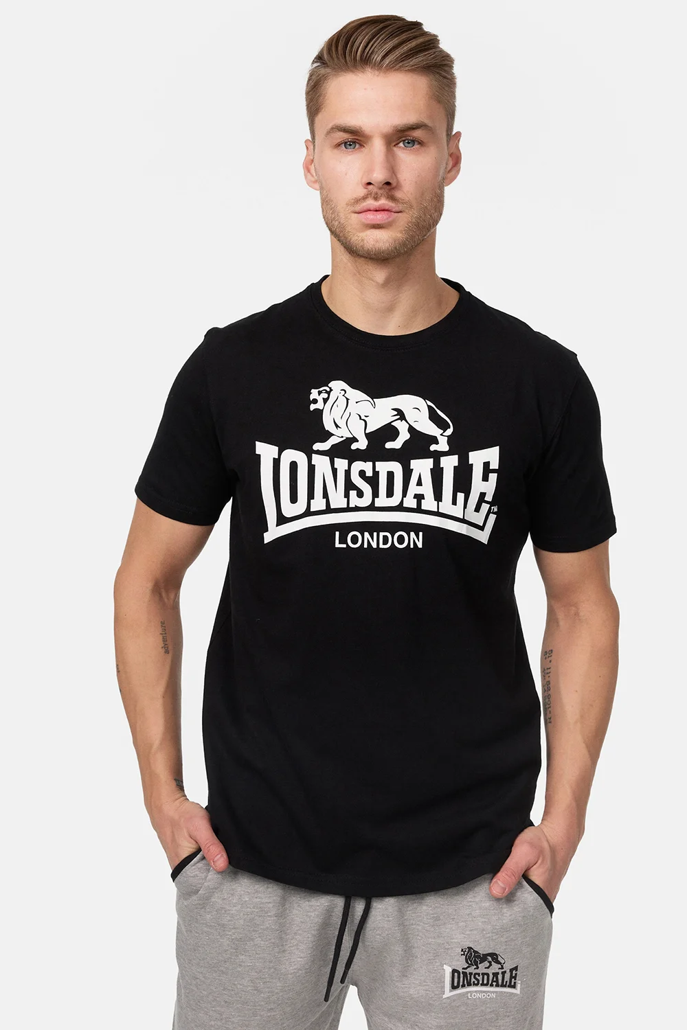 Φωτογραφία προϊόντος: Lonsdale μπλουζάκι T-Shirt LOGO BLACK 119083-1000