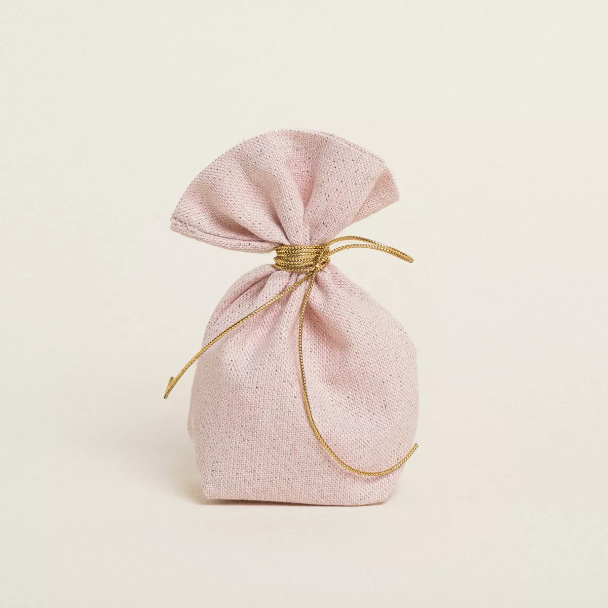 Φωτογραφία προϊόντος: Beauty Home ΠΟΥΓΚΙ ΜΕ ΒΑΣΗ 8 x 12 cm ΡΟΖ ΧΡΥΣΟ LUREX