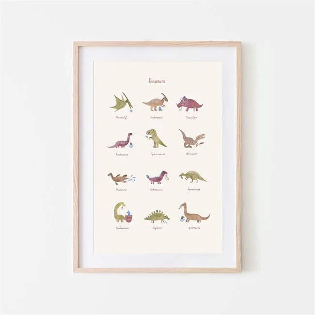 Φωτογραφία προϊόντος: 2458250 Mushie Μεγάλη Αφίσα Dinosaurs