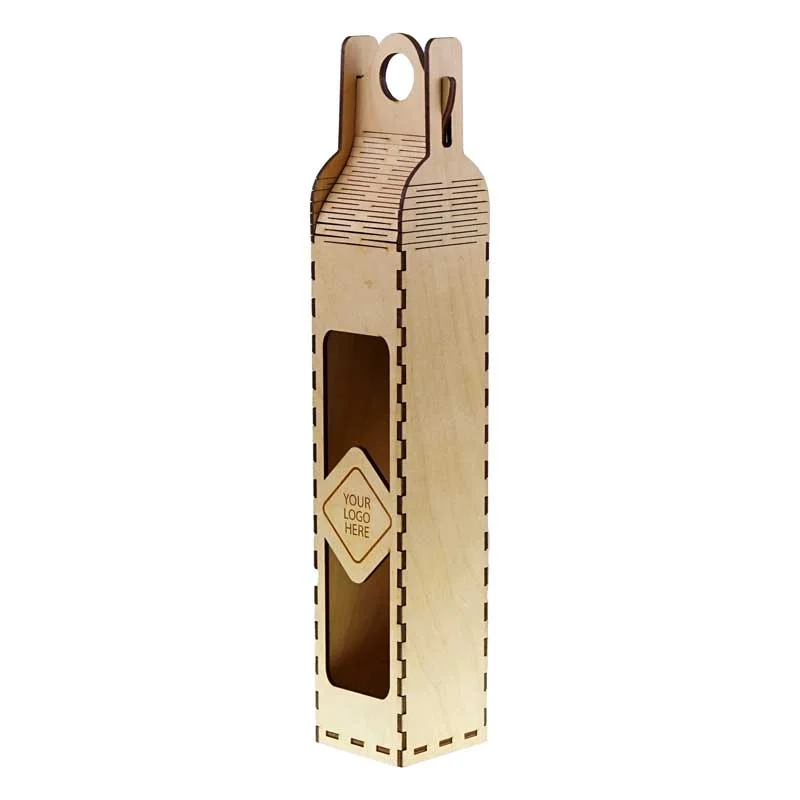 Φωτογραφία προϊόντος: ΚΟΥΤΙ ΓΙΑ ΜΠΟΥΚΑΛΙΑ LASERCUT WOOD (7x7x39cm)