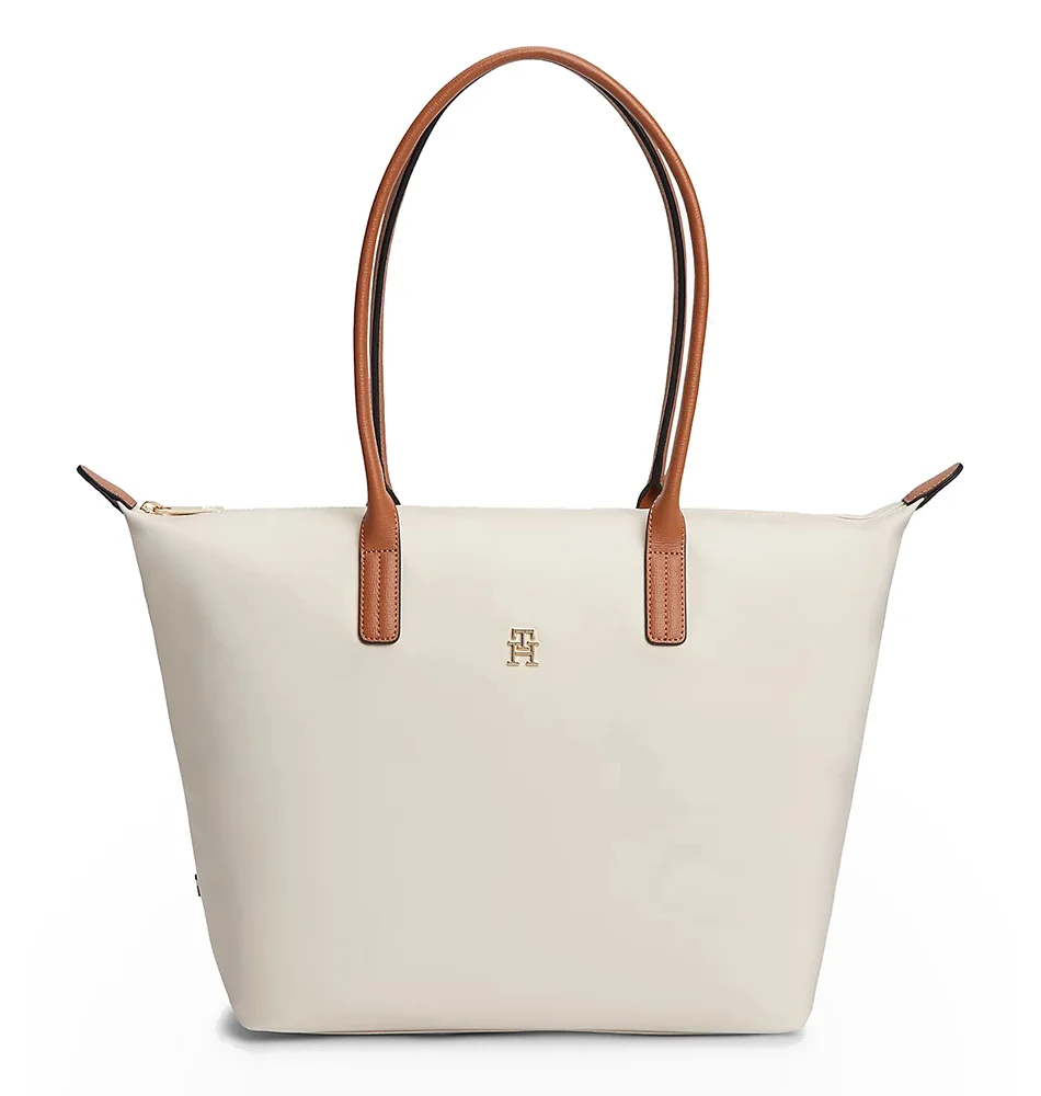 Φωτογραφία προϊόντος: ΓΥΝΑΙΚΕΙΕΣ ΤΣΑΝΤΕΣ TOTE TOMMY HILFIGER CREAM POPETTE TOTE AW0AW17711-AEO