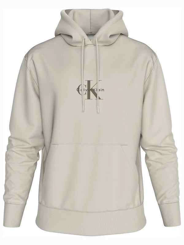 Φωτογραφία προϊόντος: CALVIN KLEIN LS EU 350TERRY MICRO MONOLOGO HODDIES - CHALK-LV04RD243G-67U-479