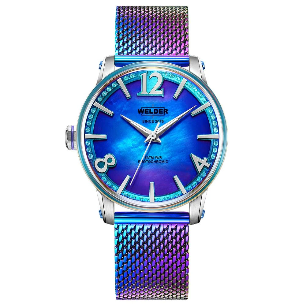 Φωτογραφία προϊόντος: Womens WELDER Wristwatch Blue Neon Moody WRN2002