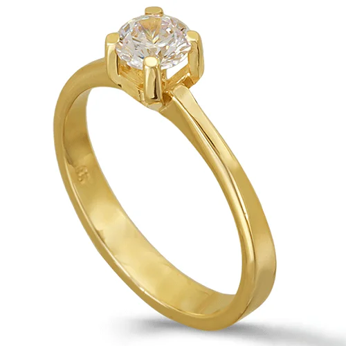 Φωτογραφία προϊόντος: fenixjewelry Χρυσό Μονόπετρο Δαχτυλίδι 14k κωδ 0321K1