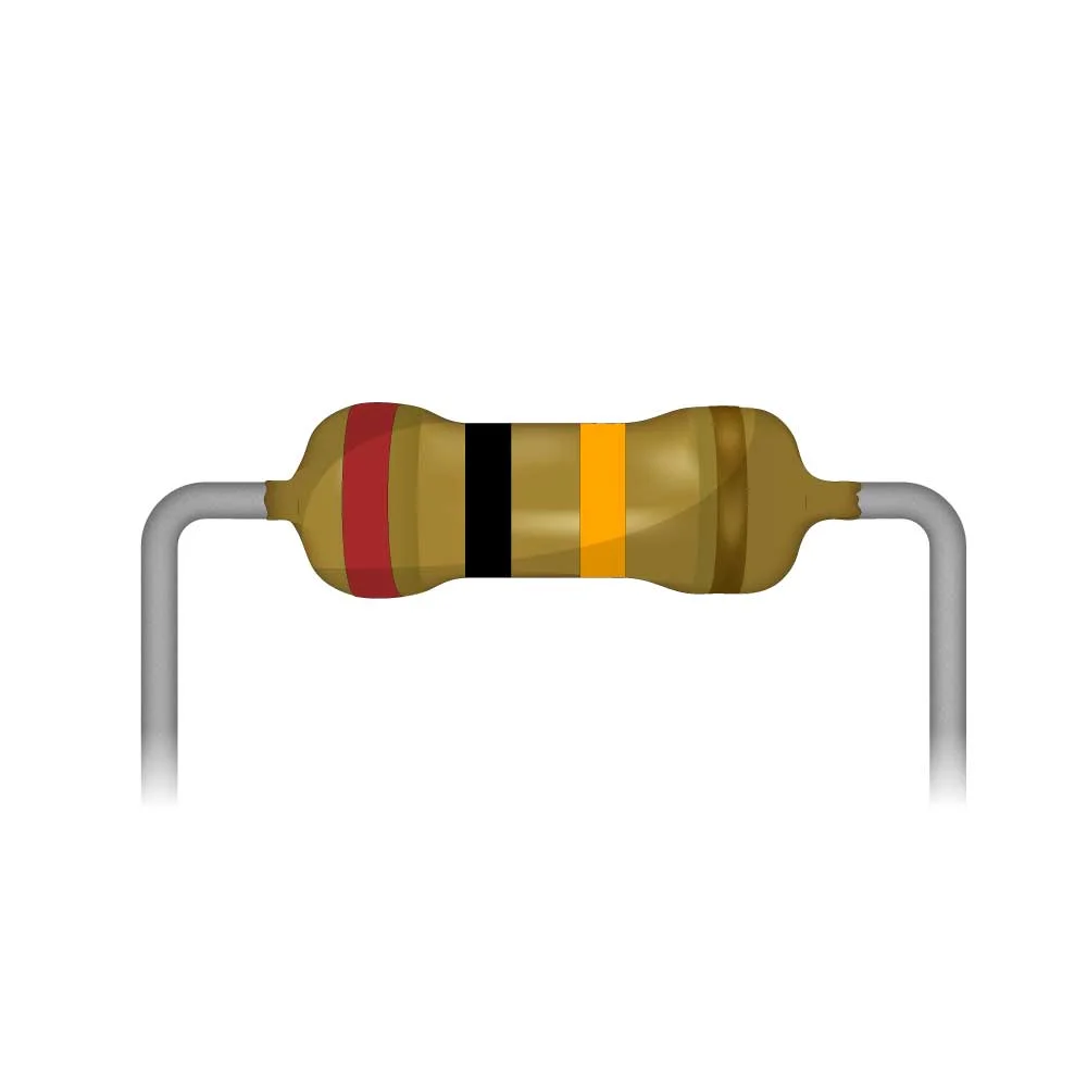 Φωτογραφία προϊόντος: Resistor 10kΩ 1/4W 5%