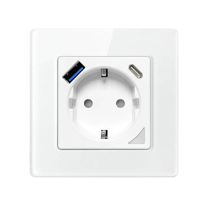 Φωτογραφία προϊόντος: Avatto N-WOT10-USB-W Smart WiFi Wall Socket with USB + USB-C (White)