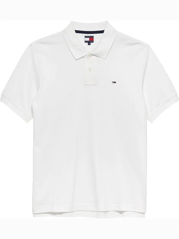 Φωτογραφία προϊόντος: Tommy Jeans Ανδρικό T-Shirt με Γιακά Polo Regular Fit DM0DM22711-YBL(Λευκό)