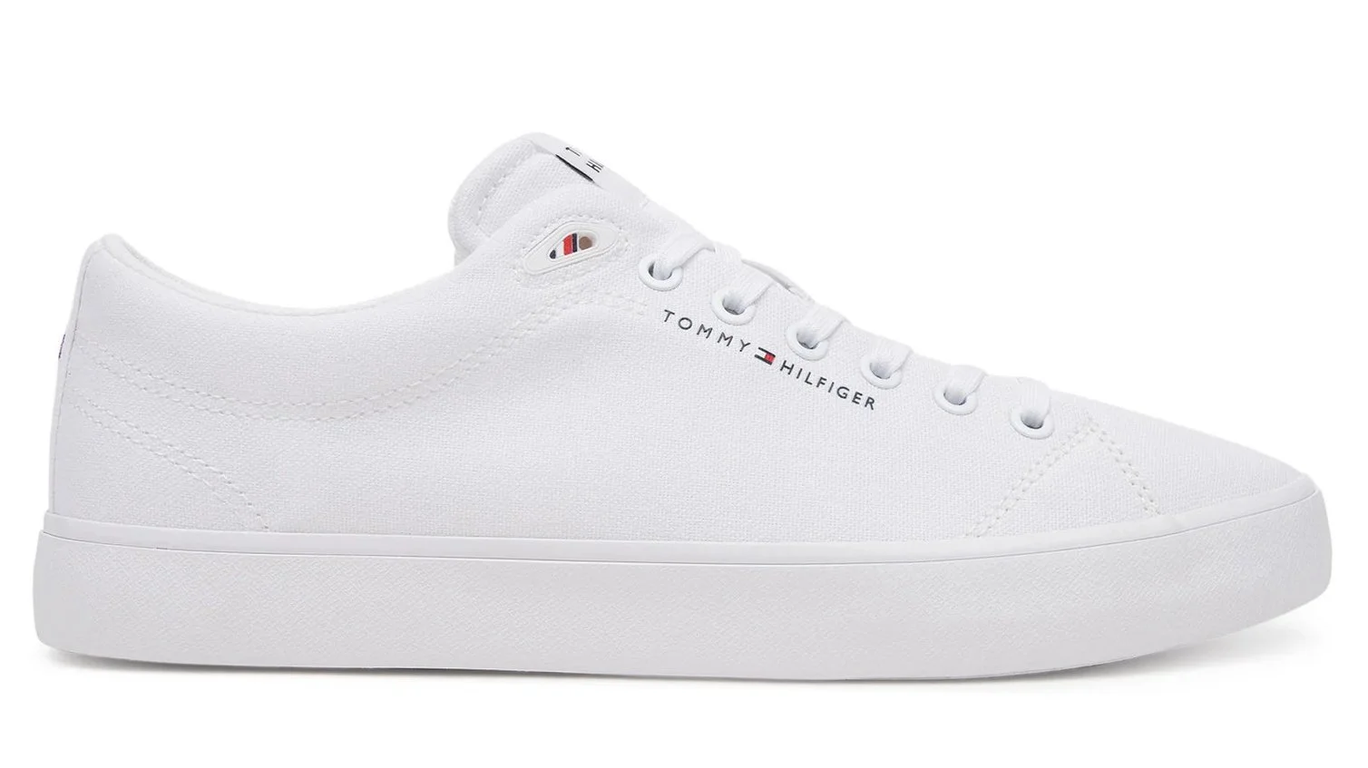 Φωτογραφία προϊόντος: ΑΝΔΡΙΚΑ SNEAKERS TOMMY HILFIGER TH HI VULC LOW CORE CANVAS WHITE ΛΕΥΚΟ