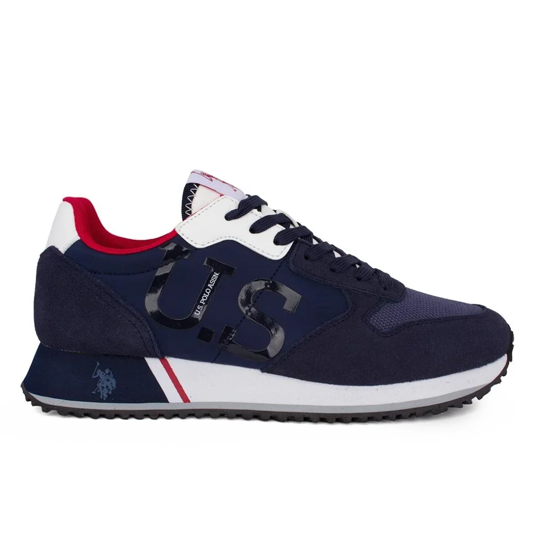 Φωτογραφία προϊόντος: ΑΝΔΡΙΚΑ SNEAKERS U.S. POLO ASSN. CLEEF008-DBL-WHI05 ΜΠΛΕ ΛΕΥΚΟ