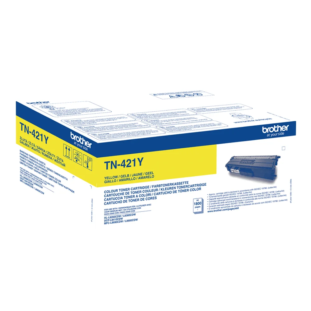 Φωτογραφία προϊόντος: Toner Brother TN-421Y Yellow (TN-421Y) (BRO-TN-421Y)