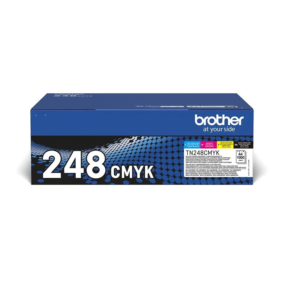 Φωτογραφία προϊόντος: Brother TN-248VAL Γνήσιο Multipack Toner Laser Εκτυπωτή Μαύρο 4τμχ 4977766821865