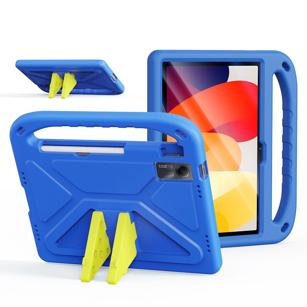 Φωτογραφία προϊόντος: Dux Ducis Puff Series Kids EVA Θήκη για Xiaomi Redmi Pad SE 11" (2023) με Βάση Στήριξης - Blue