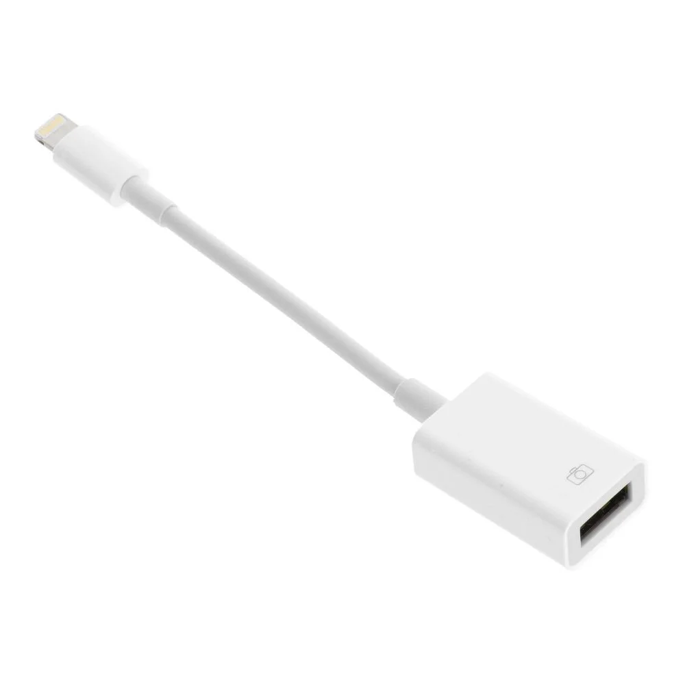 Φωτογραφία προϊόντος: . Adapter OTG for USBdoA do iPhone Lightning 8-pin white