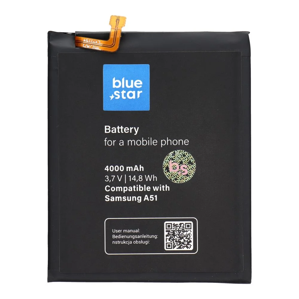 Φωτογραφία προϊόντος: Battery for Samsung Galaxy A51 4000 mah Li-Ion BS PREMIUM