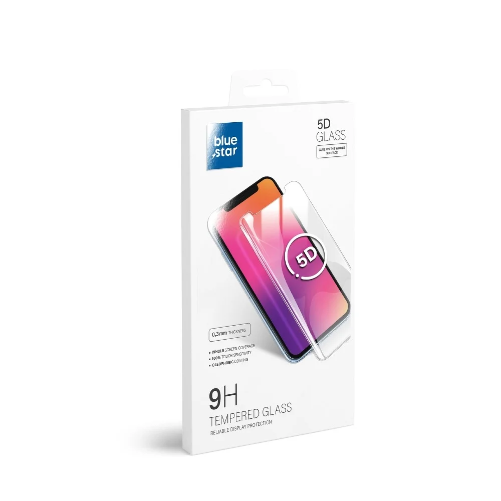 Φωτογραφία προϊόντος: . Tempered Glass Blue Star - Apple Iphone Xr/11 5D Full Cover black