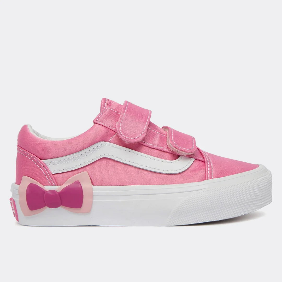Φωτογραφία προϊόντος: Βρεφικά Παπούτσια Vans Old Skool V για Κορίτσια Pink (Μεγέθη 20-26) ΡΟΖ
