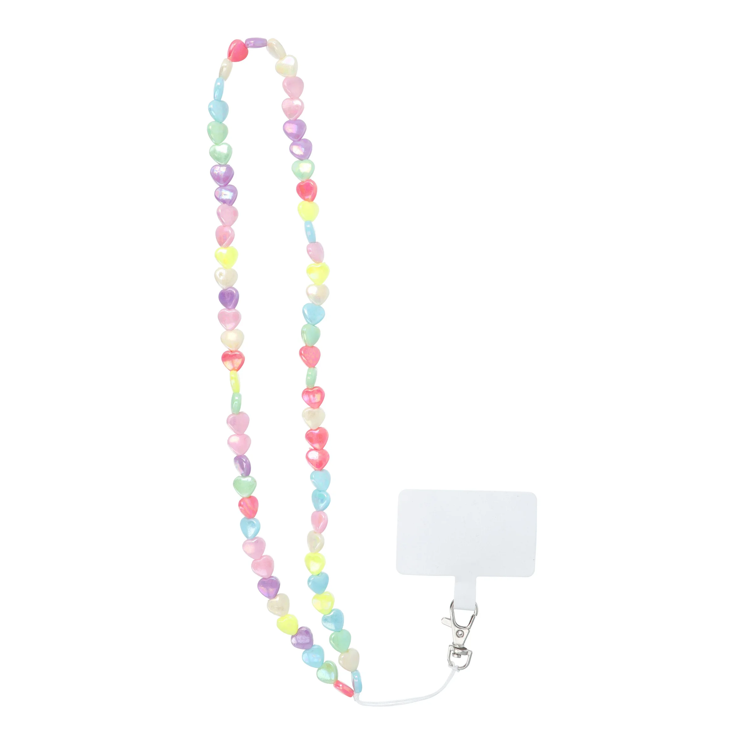 Φωτογραφία προϊόντος: . PIXIE pendant for the phone / cord length 68cm (34cm in the loop) / on neck - hearts