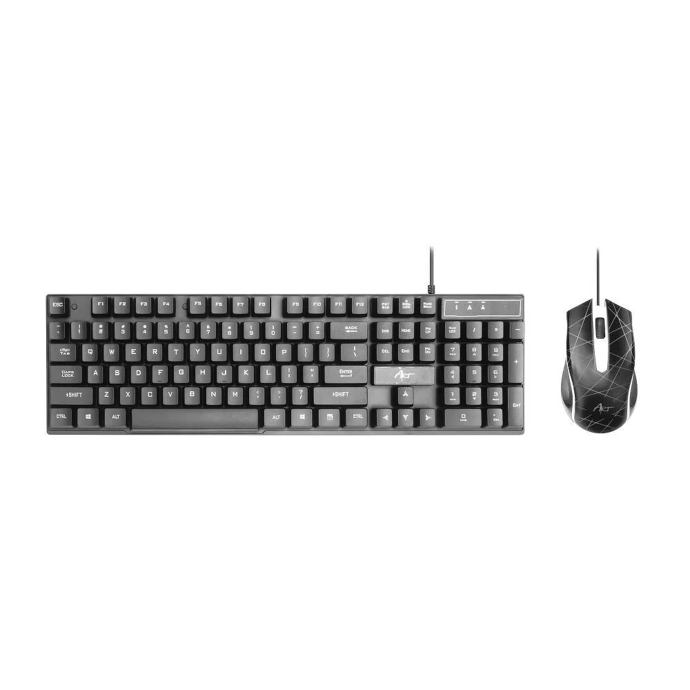 Φωτογραφία προϊόντος: . Keyboard on USB with light + light mouse on USB ART AK-50