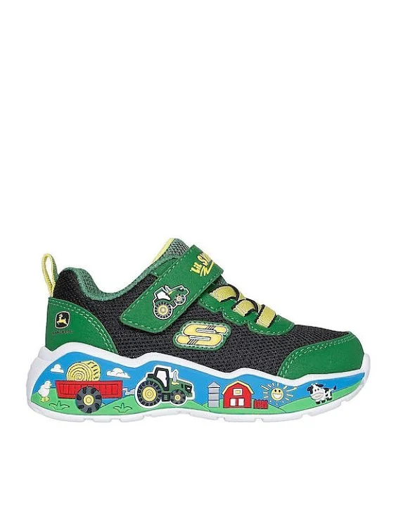 Φωτογραφία προϊόντος: Βρεφικά Παπούτσια Skechers John Deere για Αγόρια Barn-Squad Buddies (Μεγέθη 21,5-26,5) ΠΡΑΣΙΝΟ