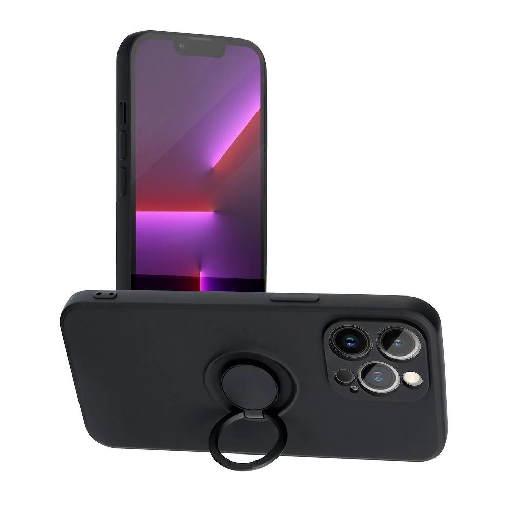 Φωτογραφία προϊόντος: . SILICONE RING Case for IPHONE 12 PRO MAX black