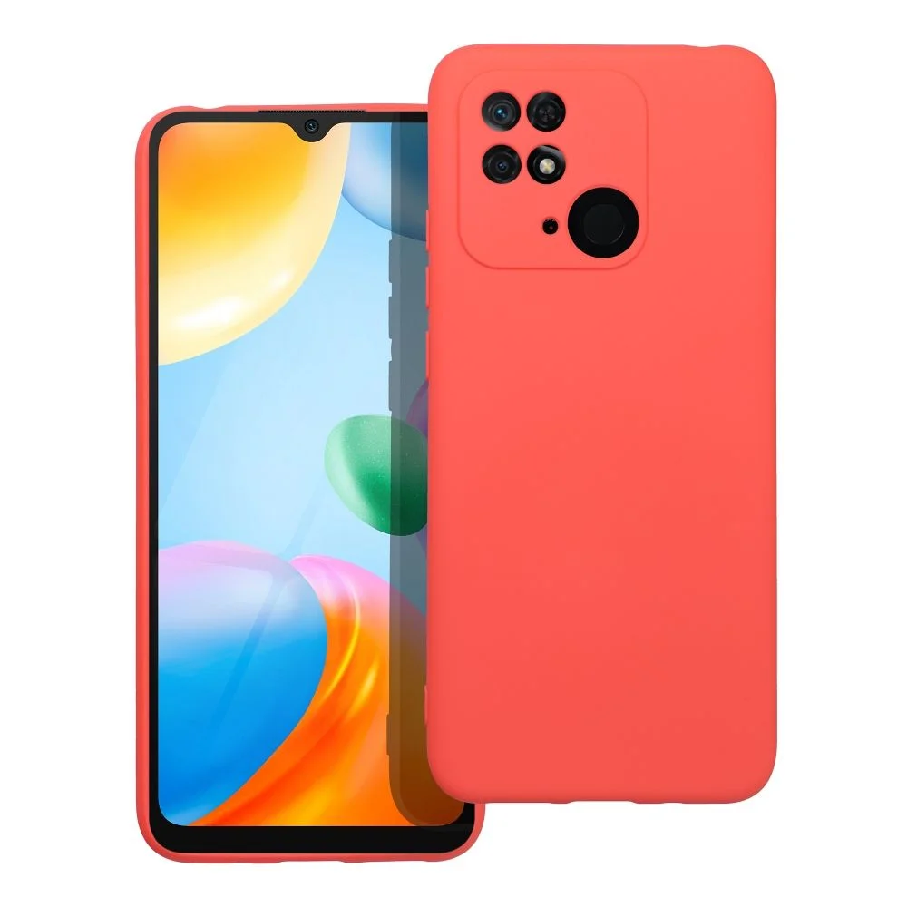 Φωτογραφία προϊόντος: . SILICONE Case for XIAOMI Redmi 10C peach 5903396158193