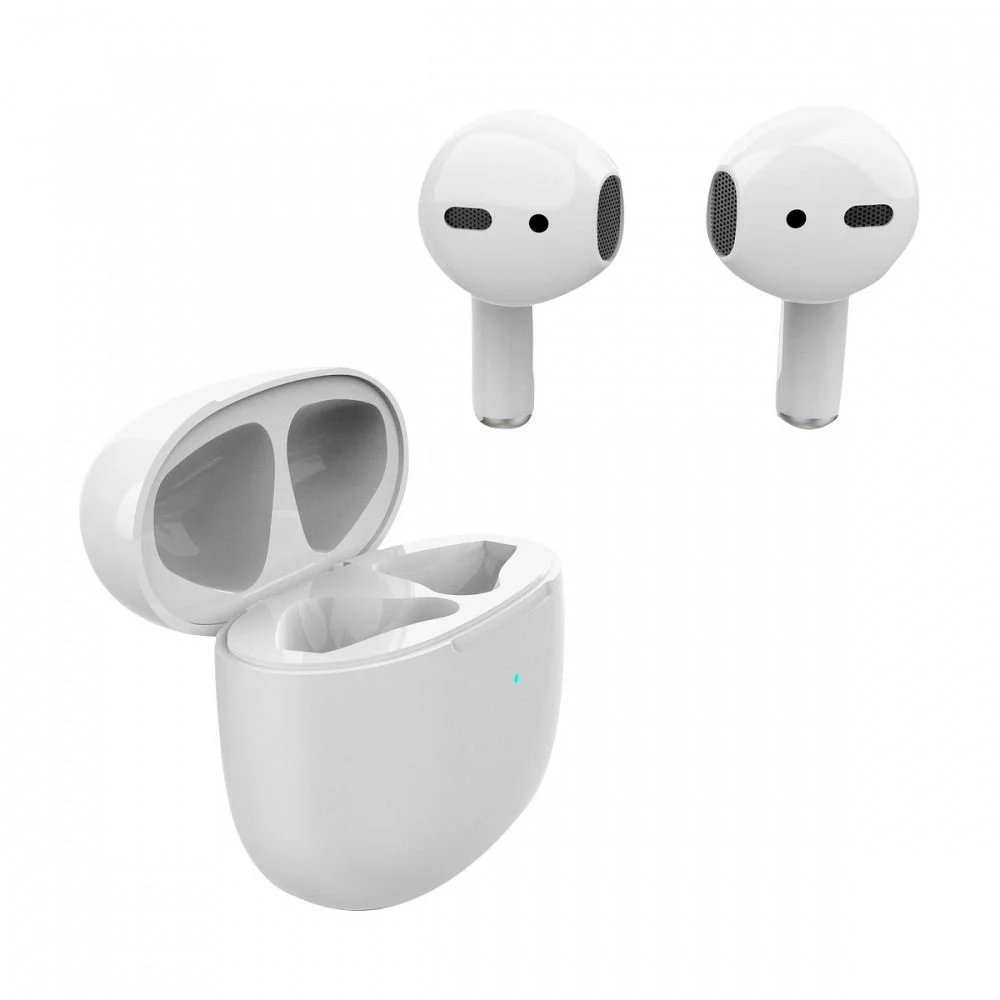 Φωτογραφία προϊόντος: . Bluetooth earphones TWS ART AP-TW-B1 with microphone for Lightning 8-pin białe