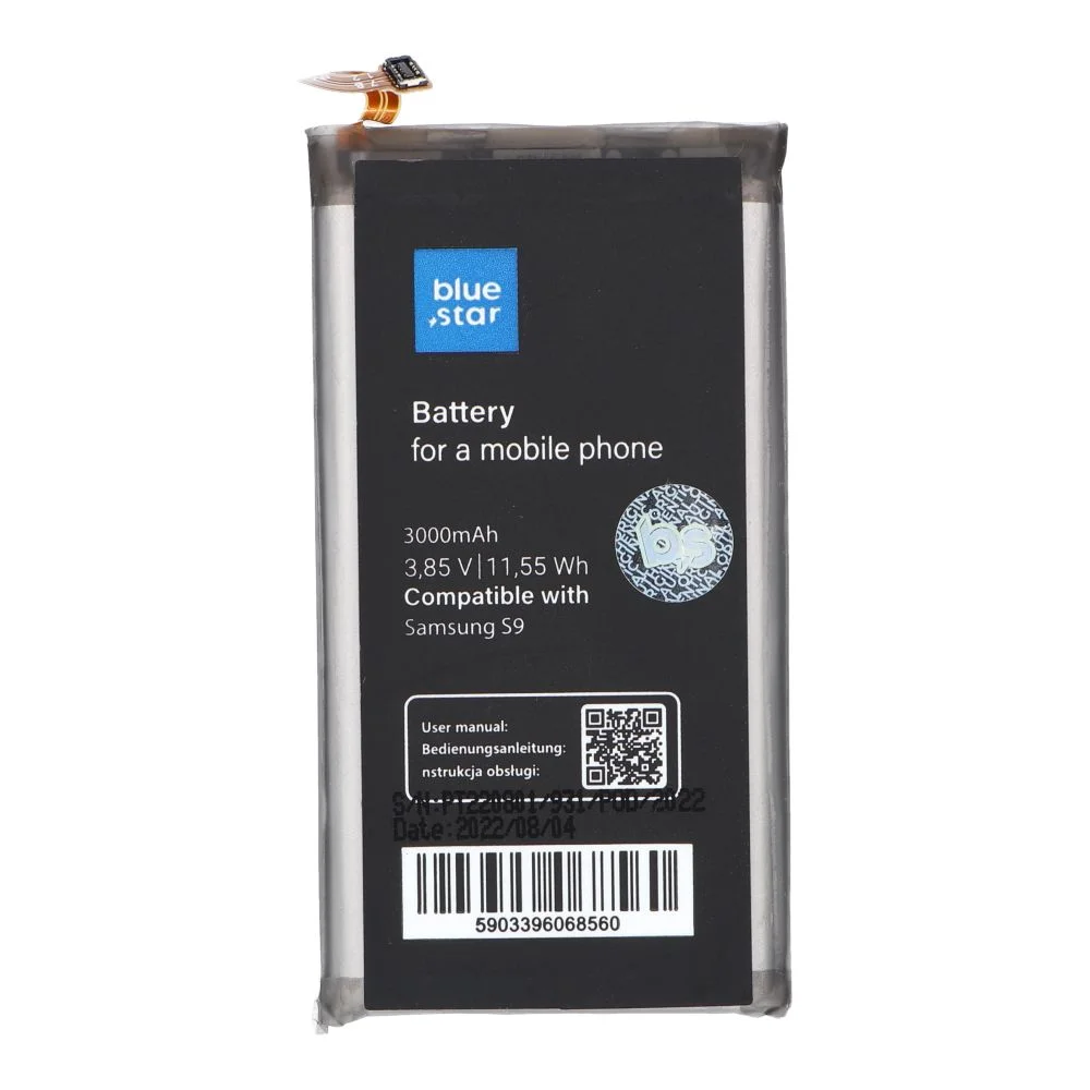 Φωτογραφία προϊόντος: . Battery for Samsung Galaxy S9 3000 mah Li-Ion BS PREMIUM
