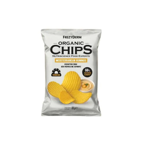 Φωτογραφία προϊόντος: Frezyderm Organic Chips Mediterranean Hummus Βιολογικό Σνακ Rεβύθια Χούμους 85gr