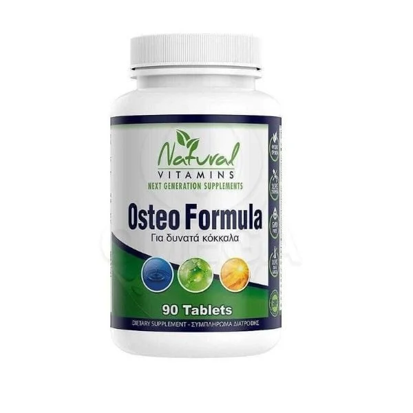 Φωτογραφία προϊόντος: Natural Vitamins Osteo Formula 90 ταμπλέτες