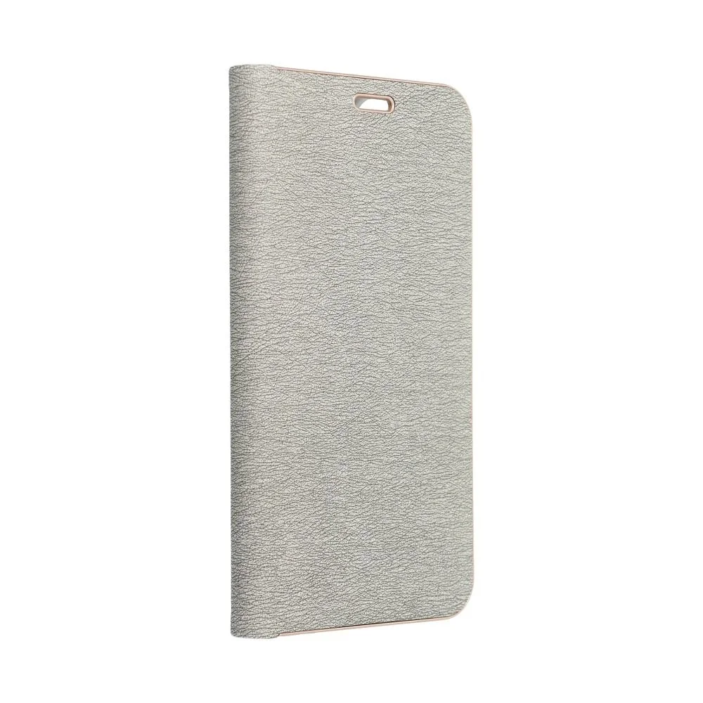 Φωτογραφία προϊόντος: . LUNA Book Gold for SAMSUNG A51 silver