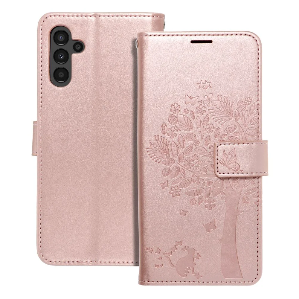 Φωτογραφία προϊόντος: . MEZZO Book case for SAMSUNG A13 5G / A04S tree rose gold