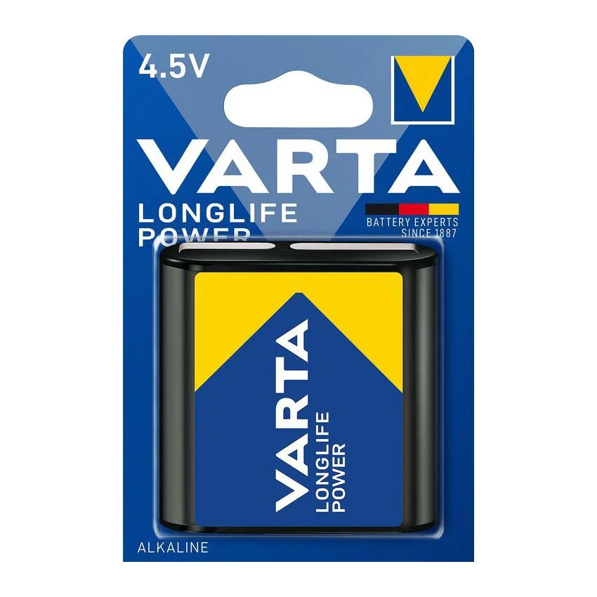 Φωτογραφία προϊόντος: Varta Longlife Power 4.5V - Έξτρα αλκαλική μπαταρία 4.5V 1 τεμάχιο