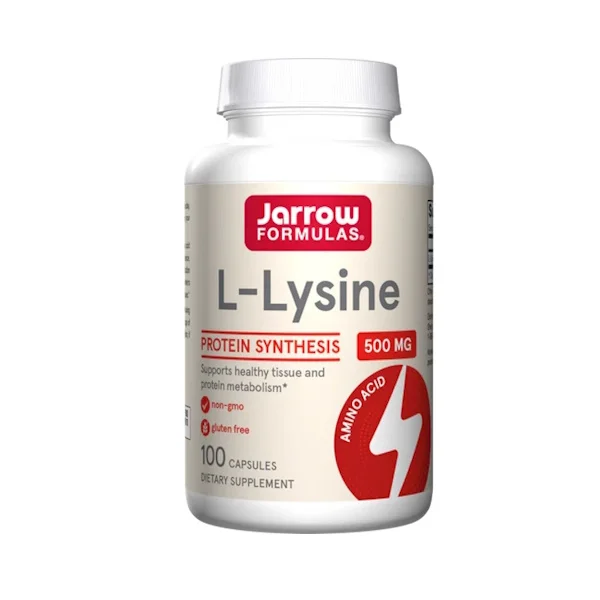 Φωτογραφία προϊόντος: Λυσίνη / L-Lysine 500mg x 100 κάψουλες - Jarrow Formulas