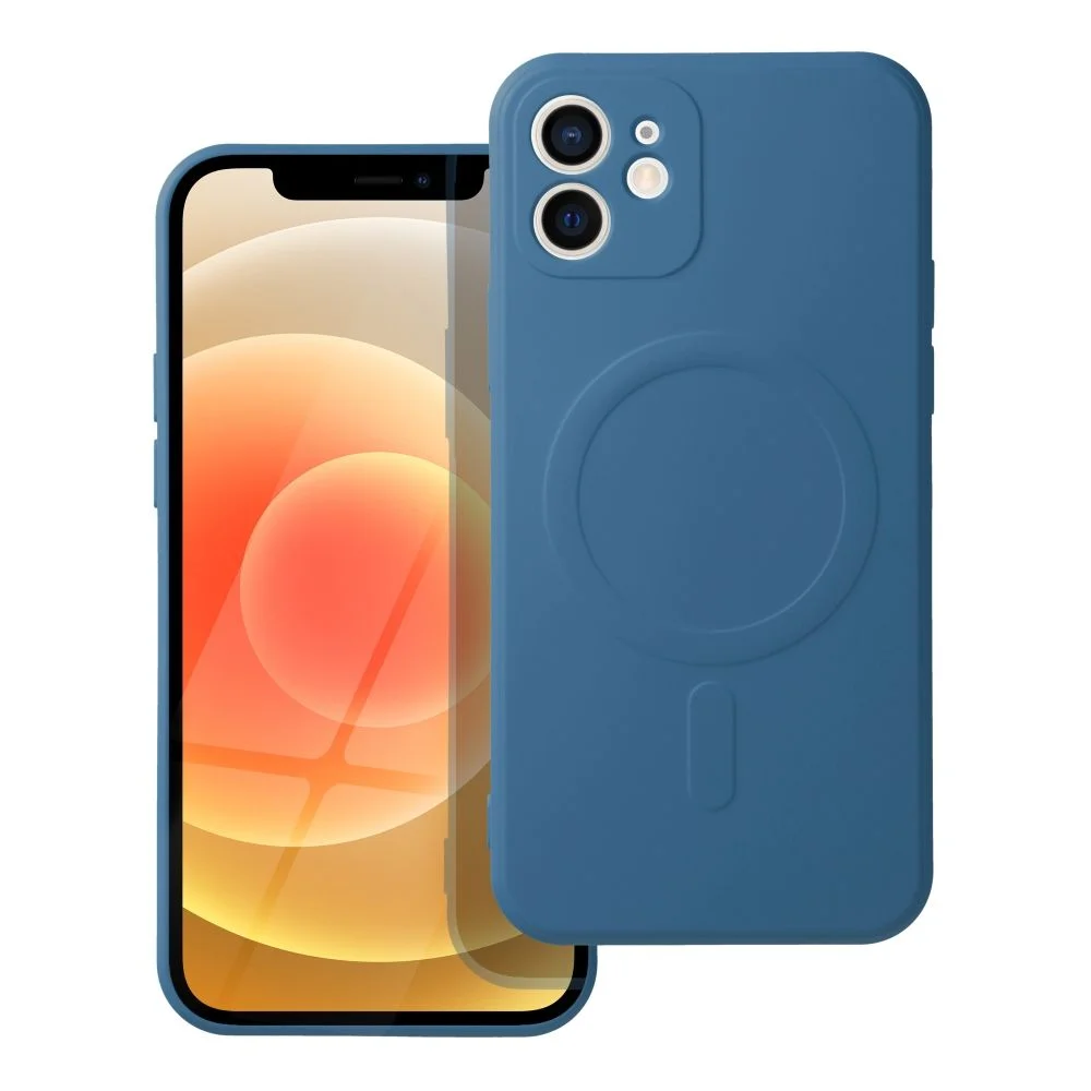 Φωτογραφία προϊόντος: . Silicone Mag Cover case for IPHONE 12 blue 5903396162428